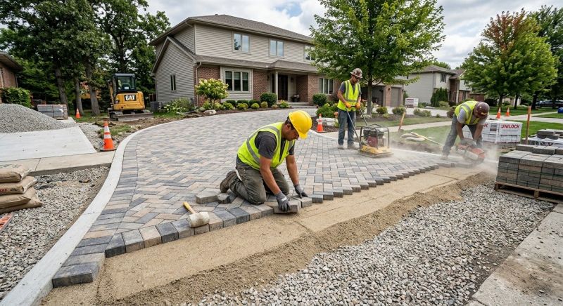 Driveway Pavers Installation