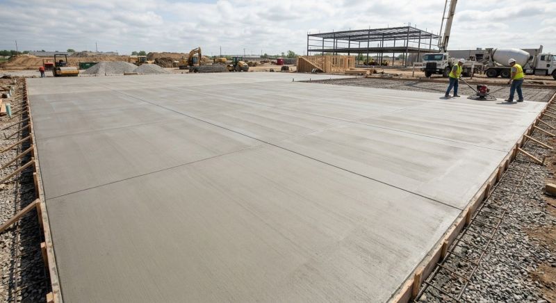 Commercial Slab Installation in Franklin, TN